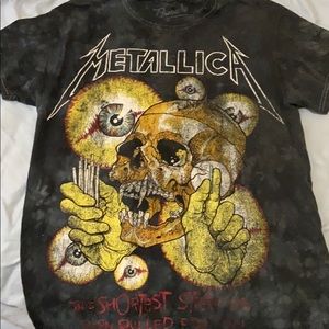 Metallica band tee by urban outfitters